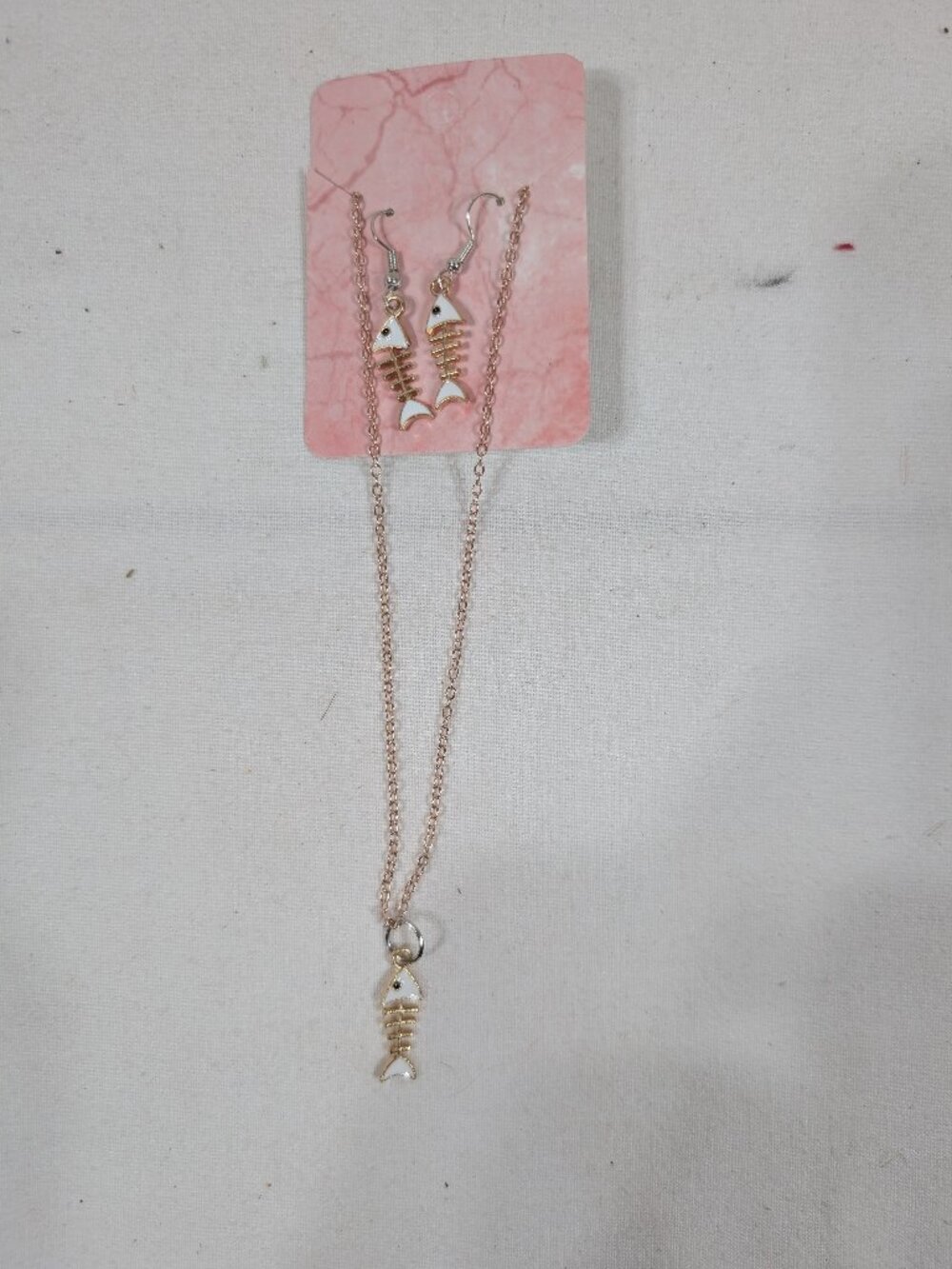 Fishbone Jewelry Set